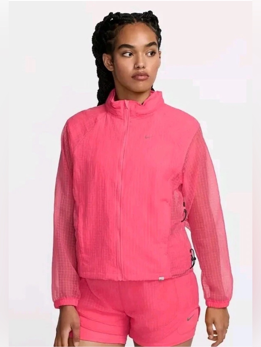Nike Running Division - Women’s Packable Running Jacket in Aster Pink